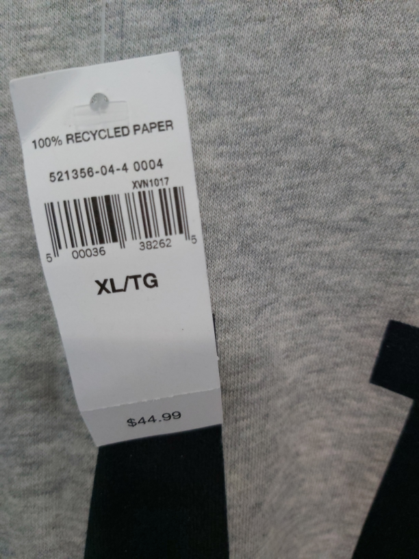 New GAP Men's XL Grey Crewneck Sweatshirt - photo 2