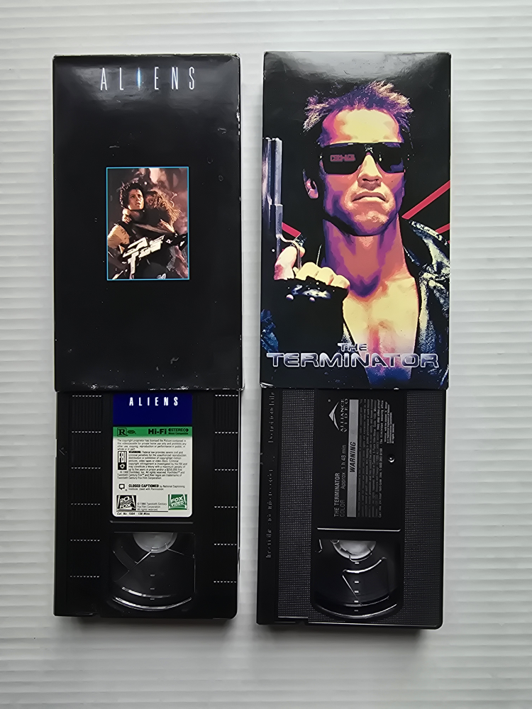 Movies vhs Tapes: Aliens & The Terminator - photo 3