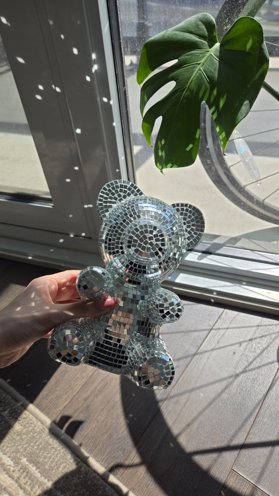 Limited! Handmade Disco Teddy Bear 🧸home decor