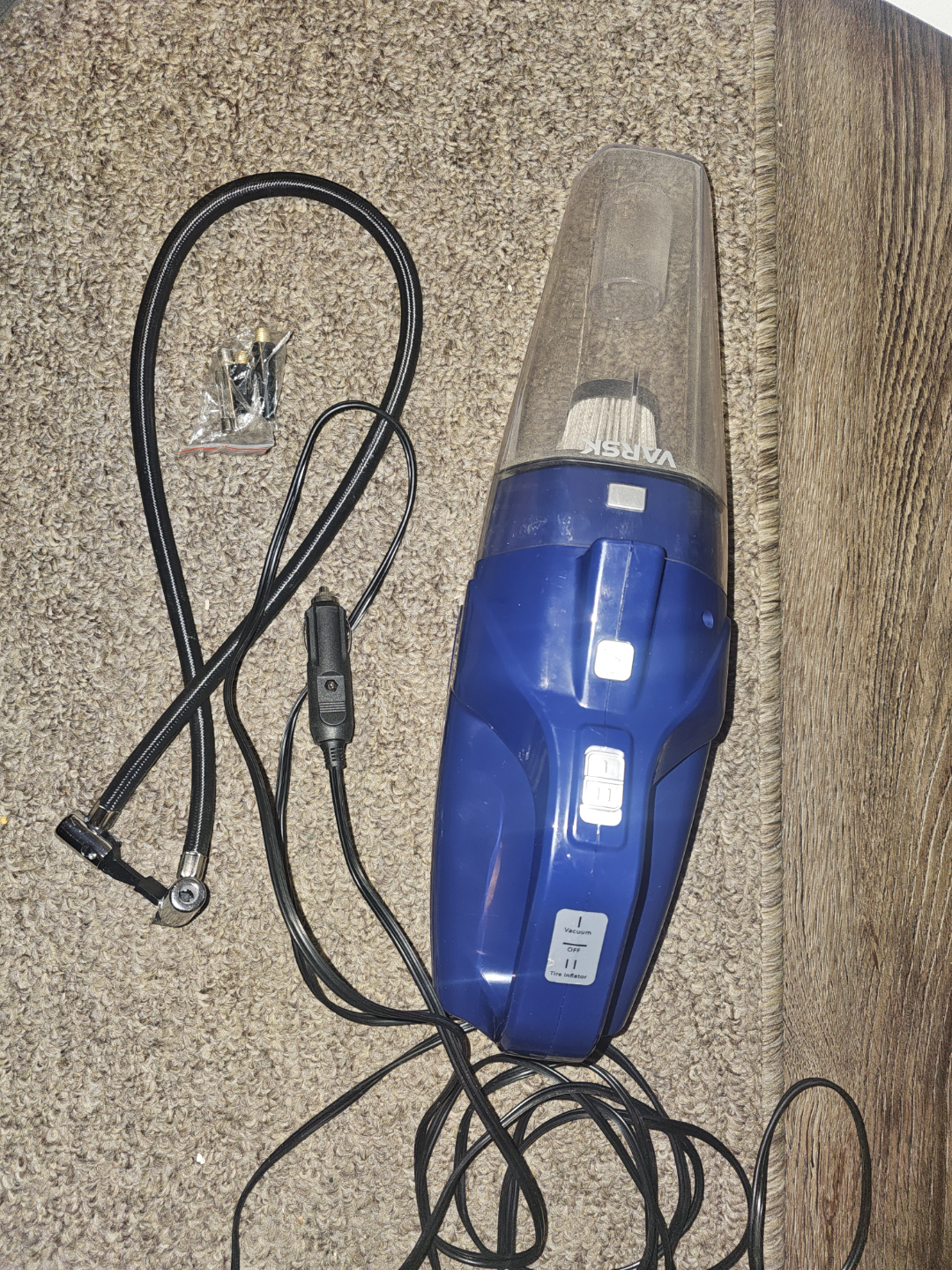 VARSK 4-in-1 Portable, Vacuum Cleaner & Tyre Inflator