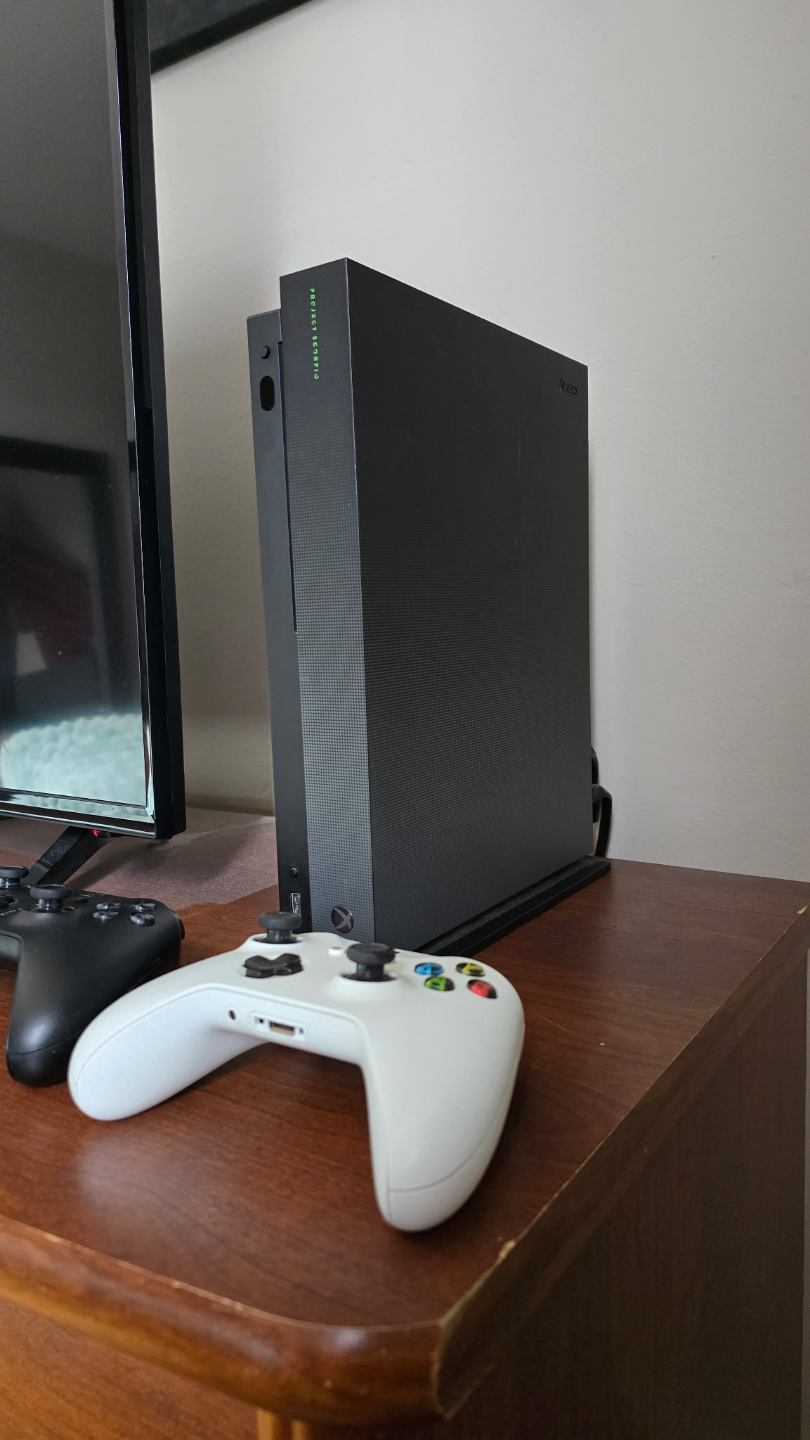 Xbox One X Console with Games and Controllers