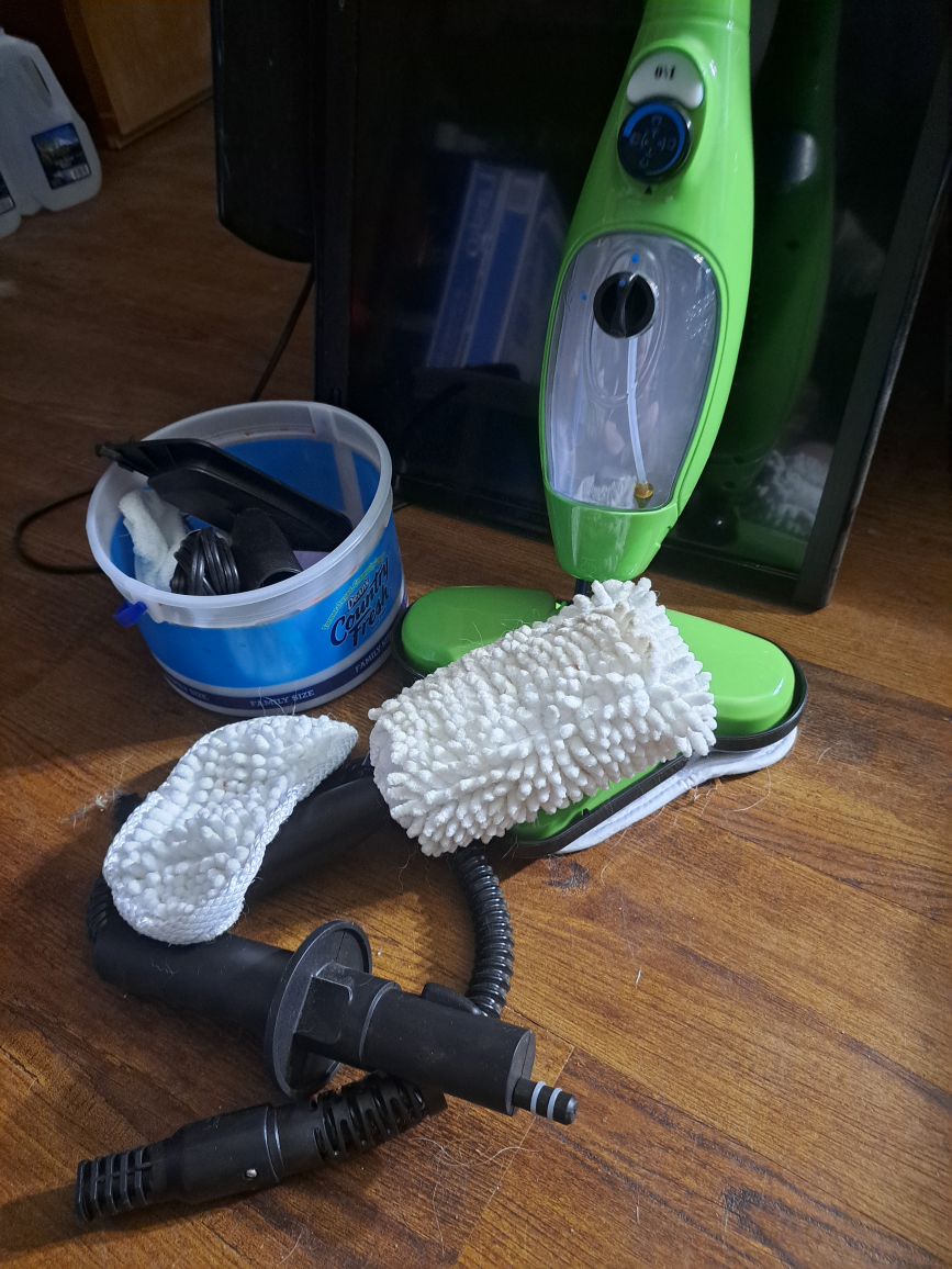 Handheld Fabric Steam Cleaner with Attachments