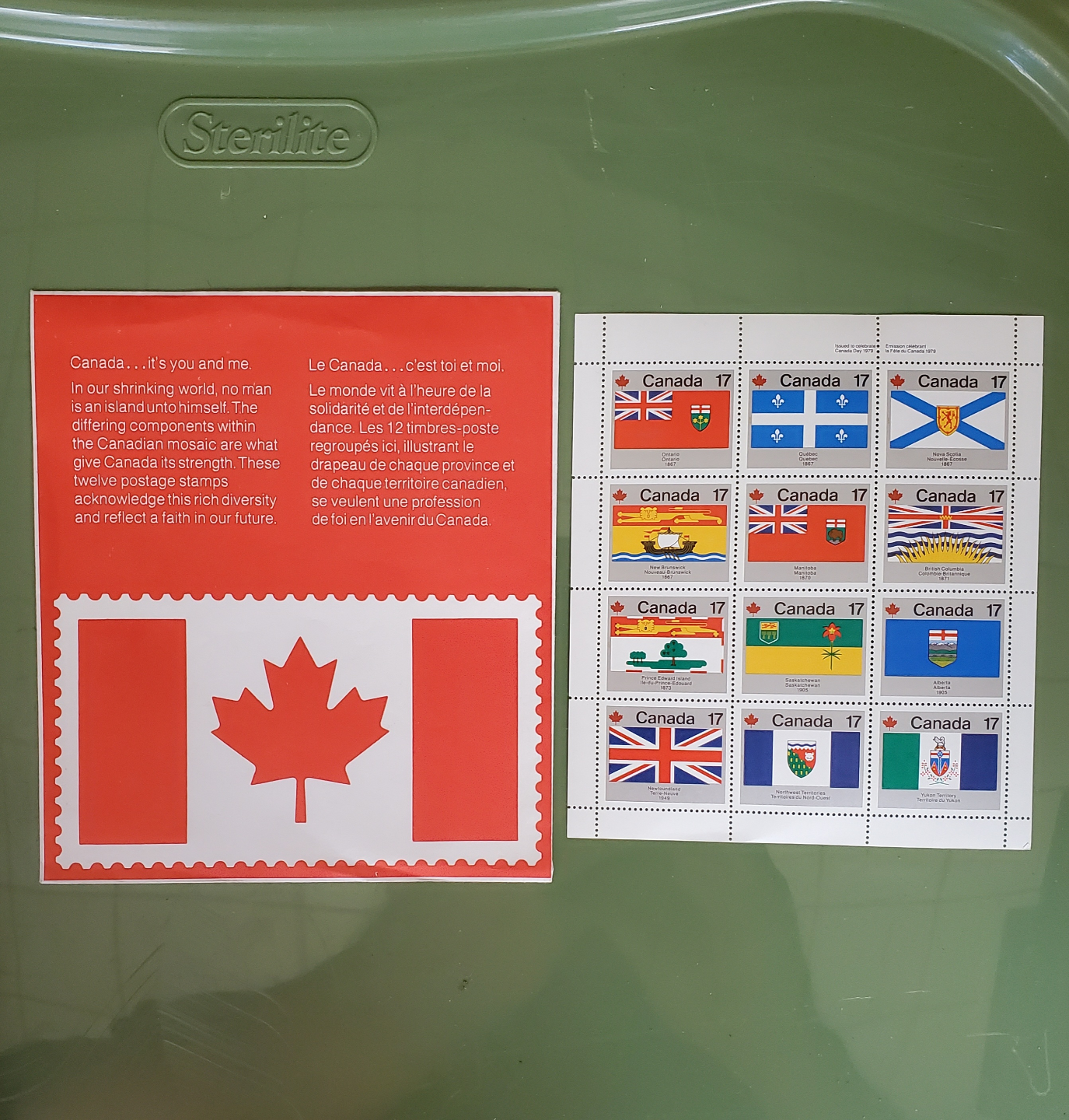 1979 Provincial Stamp Set