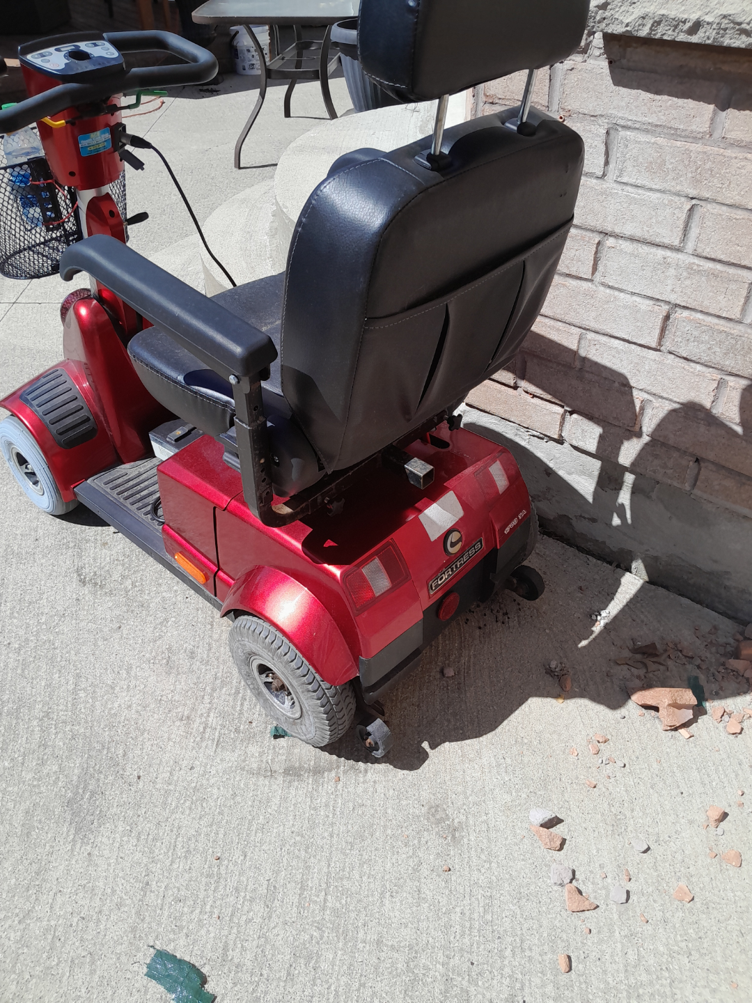 Used Red Mobility Scooter - photo 3