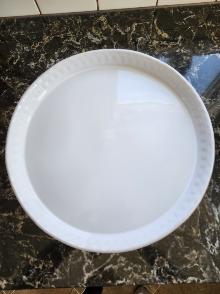 White Ceramic Fruit/Cake Stand - photo 3
