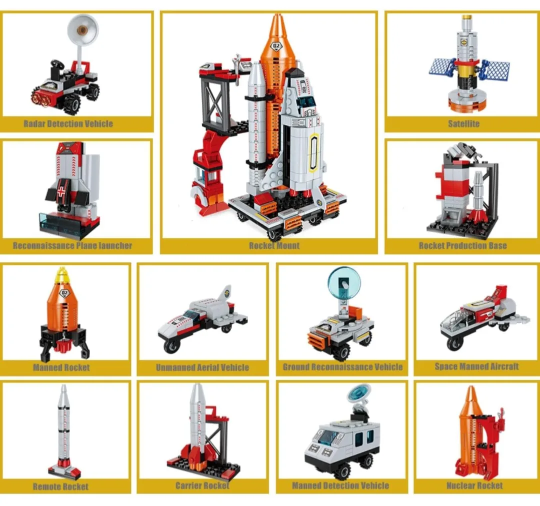 *BRAND NEW* Space Exploration Shuttle Building Block Set image indicator(3)