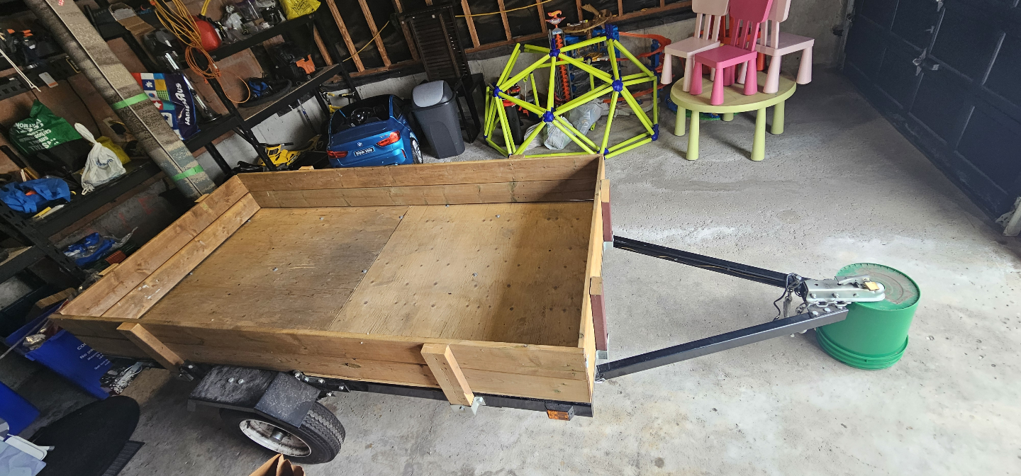 Compact Folding 4x8 Utility Trailer 1720lbs Payload, Road Legal - photo 3