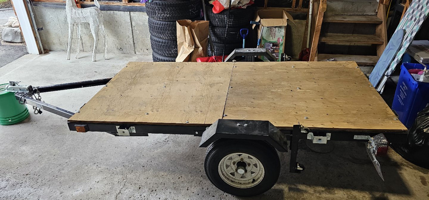 Compact Folding 4x8 Utility Trailer 1720lbs Payload, Road Legal - photo 5