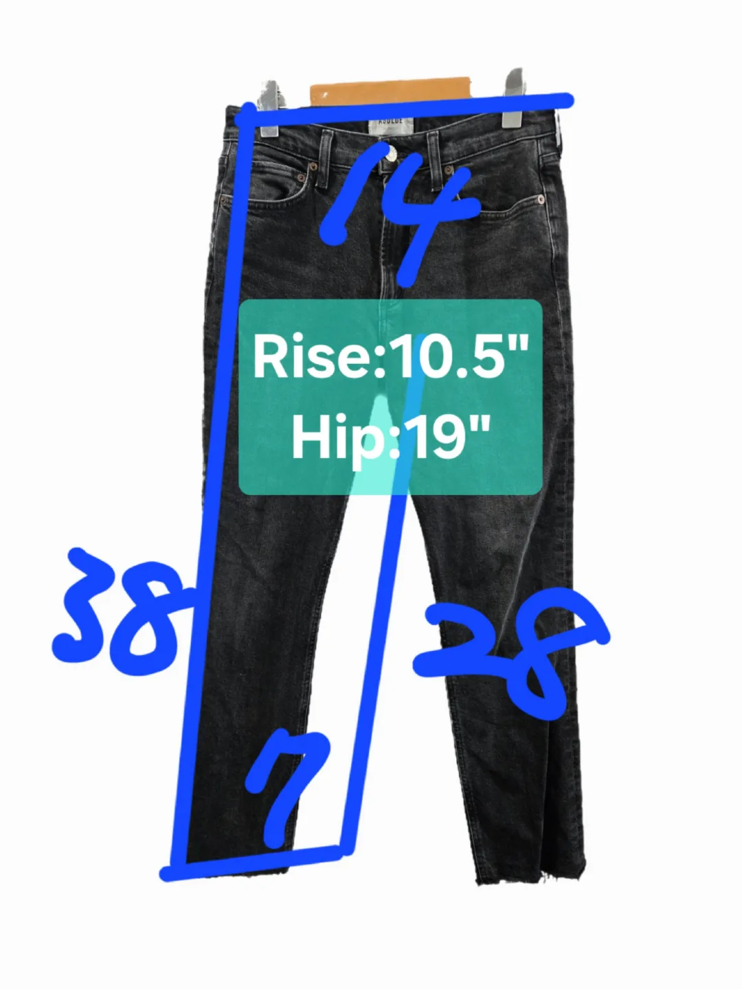 AGOLDE Black Lyle Jeans Size  26-27 image indicator(2)
