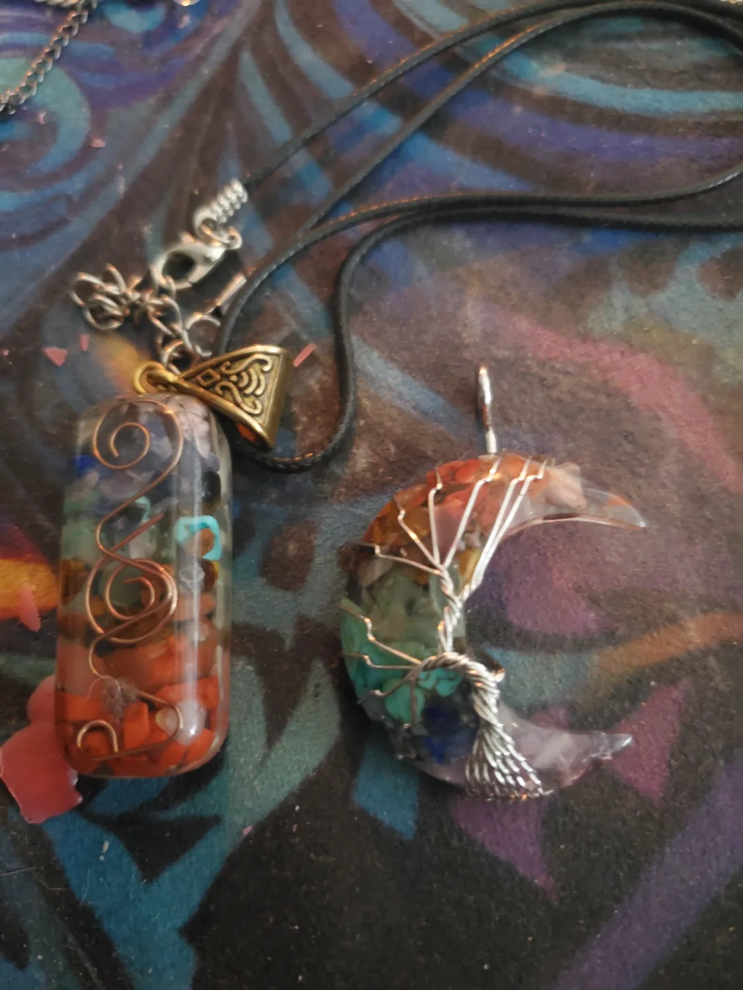 Handmade Crystal Healing Necklace Set thumbnail