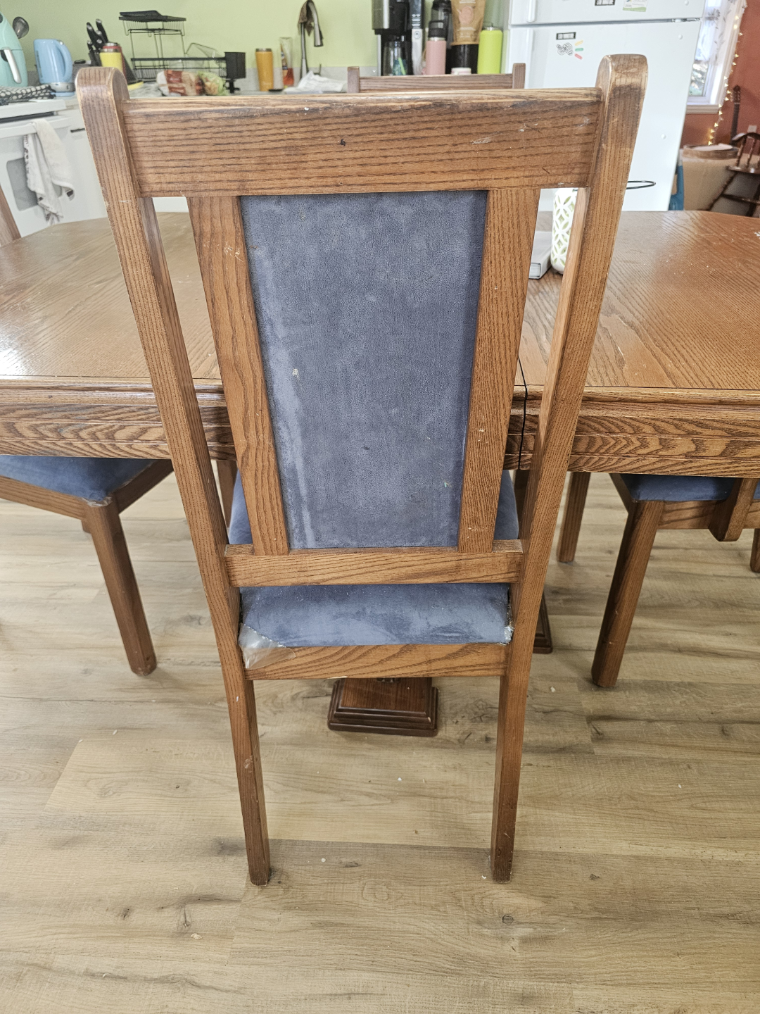 Extendable Dining Table and 4 Chairs Vintage - photo 3