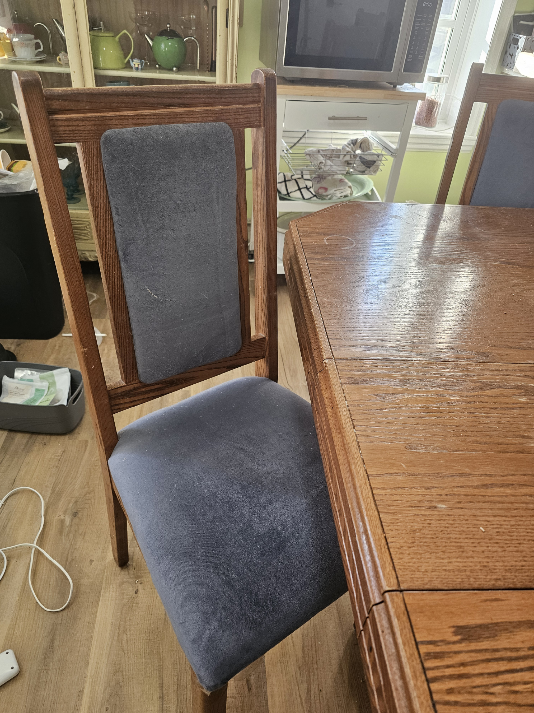 Extendable Dining Table and 4 Chairs Vintage - photo 4