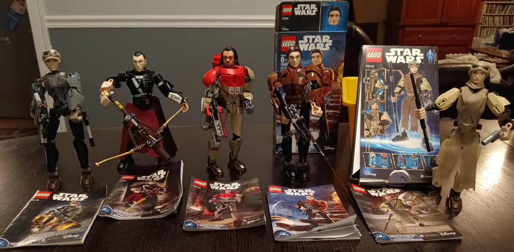 💚 LEGO Star Wars Buildable Figures - Lot of 5 💚 #Thrifty Pick