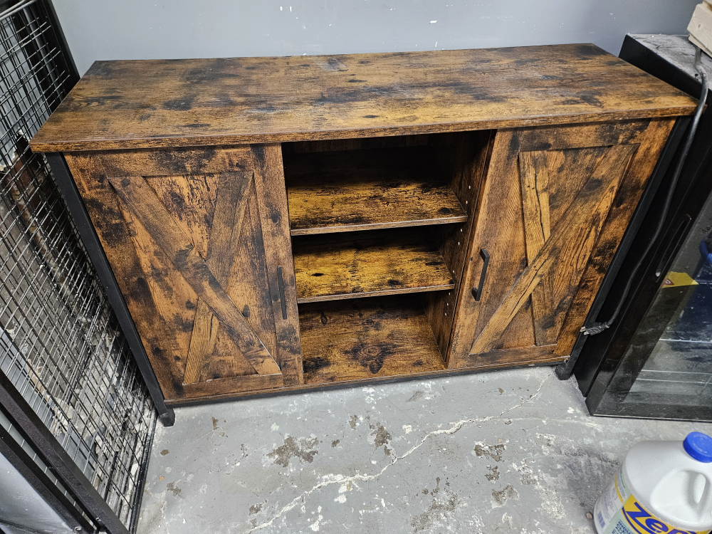 Rustic Farmhouse Storage Cabinet