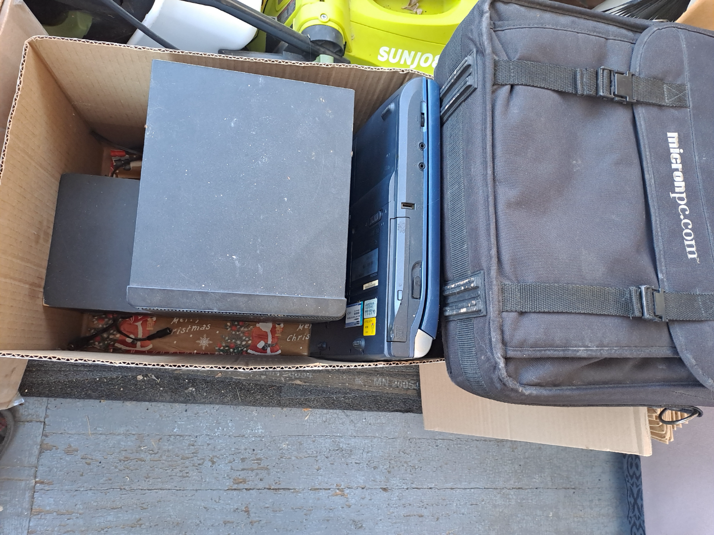 Laptop, Computer Speakers and Carrying Case