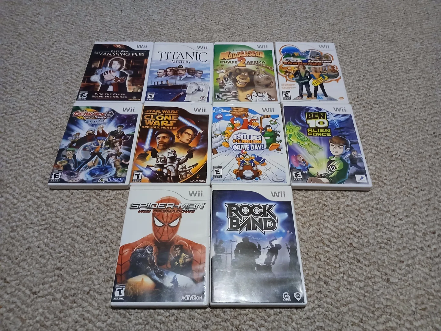 Wii games for sale thumbnail