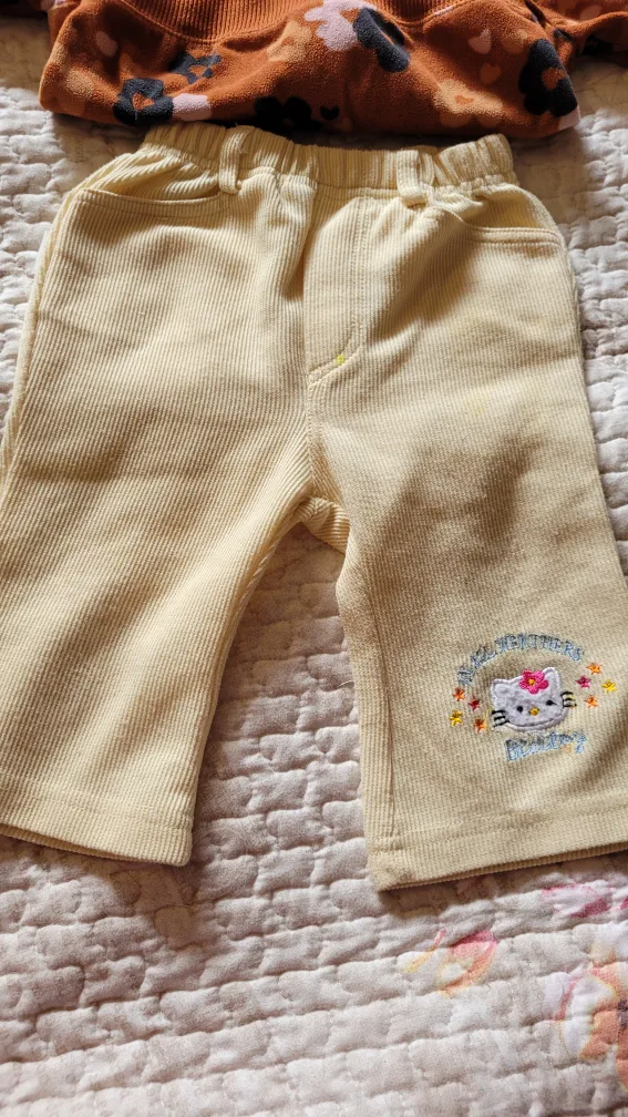 💚Fleece Zip-Up Hoodie & Pants Set, 9 month image indicator(3)