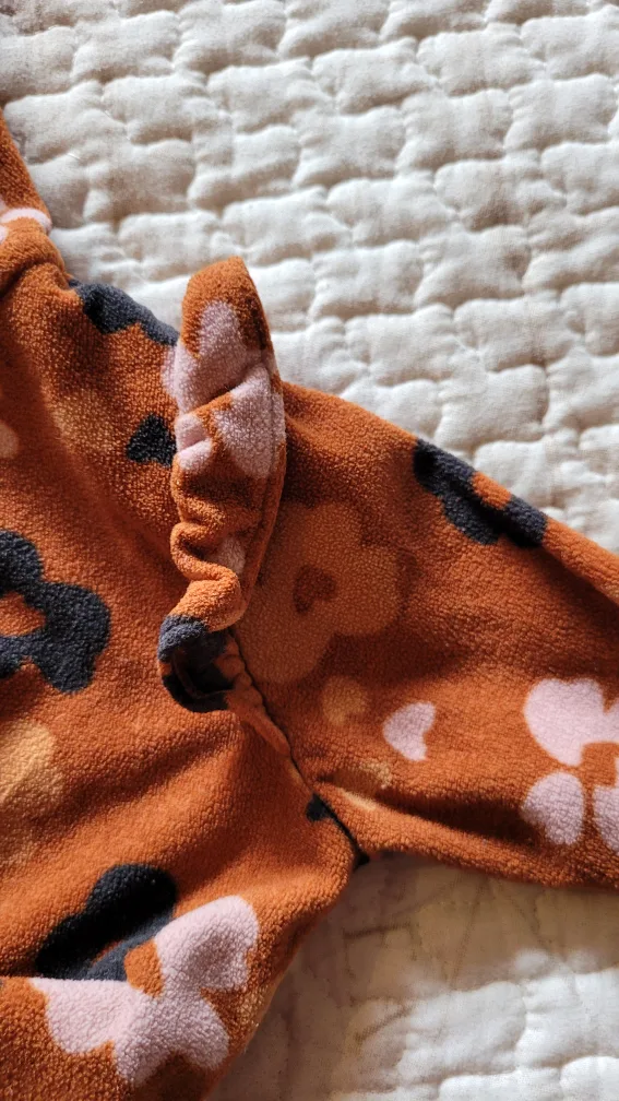 💚Fleece Zip-Up Hoodie & Pants Set, 9 month image indicator(6)