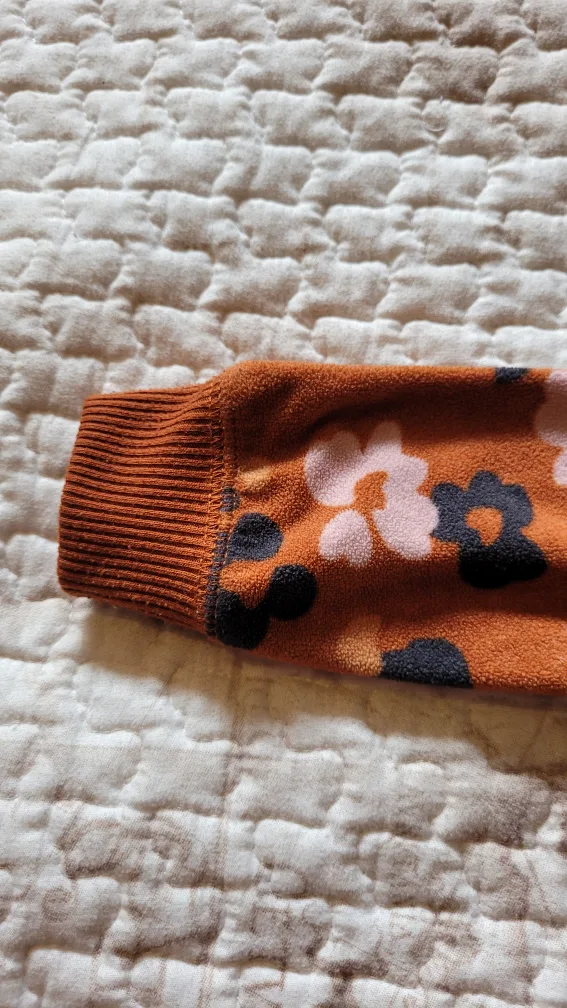 💚Fleece Zip-Up Hoodie & Pants Set, 9 month image indicator(7)