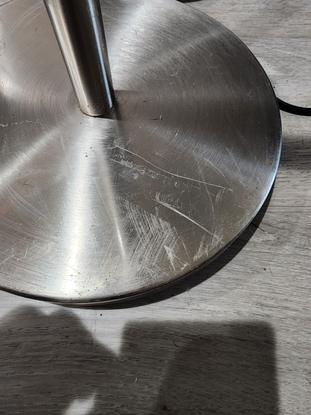 Three-Light Tripod Floor Lamp, Brushed Nickel - photo 3