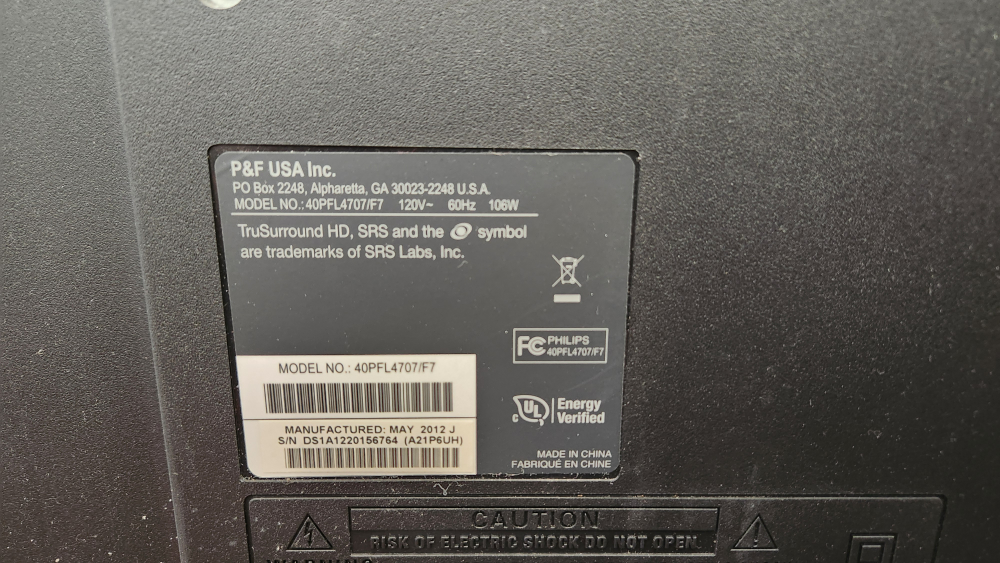 Philips 40PFL4707T/F7 40-inch LCD HDTV - photo 2