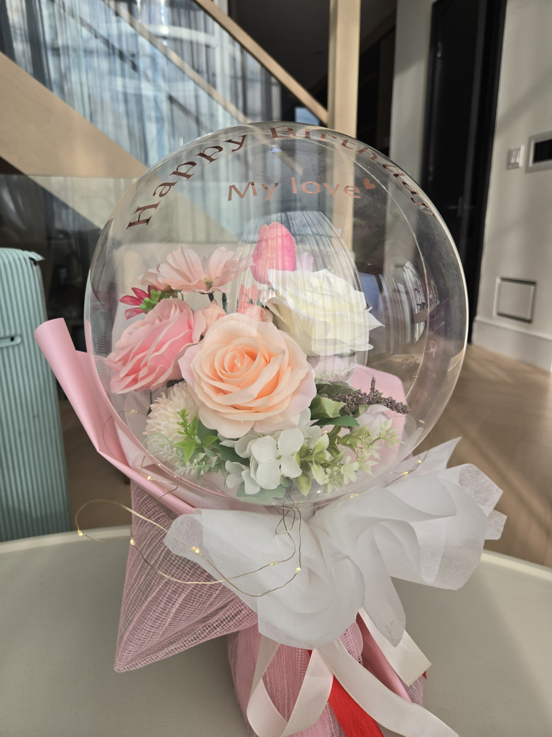 Birthday Anniversary Flower Balloon