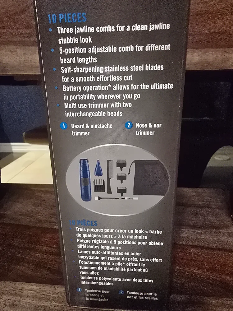 Conair Max Trim X Cordless Beard & Moustache Trimmer image indicator(2)