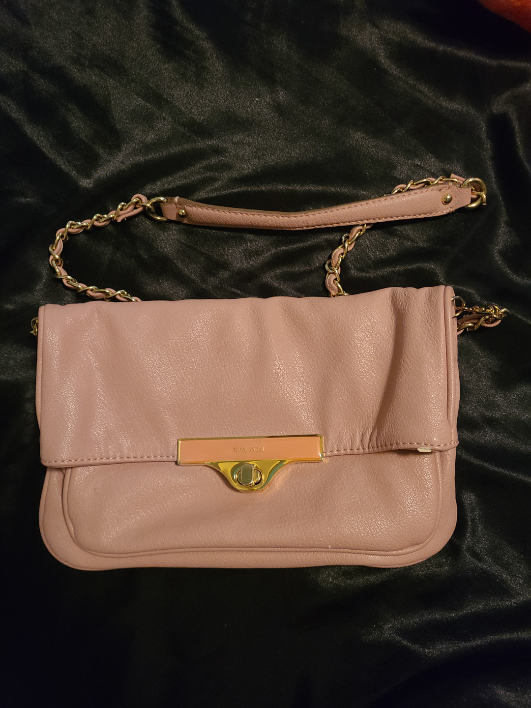 Nine West blush pink crossbody bag