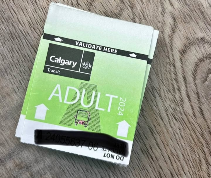 Calgary Transit Adult day pass