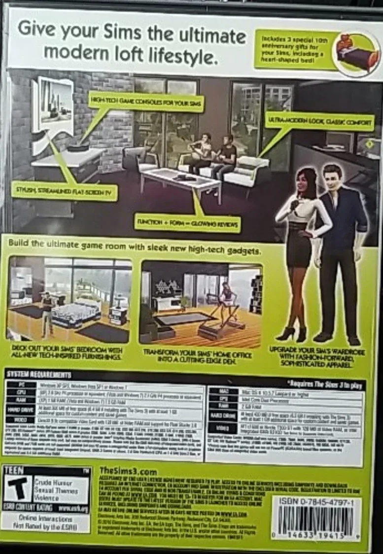 The Sims 3 High-End Loft Stuff PC Game image indicator(3)