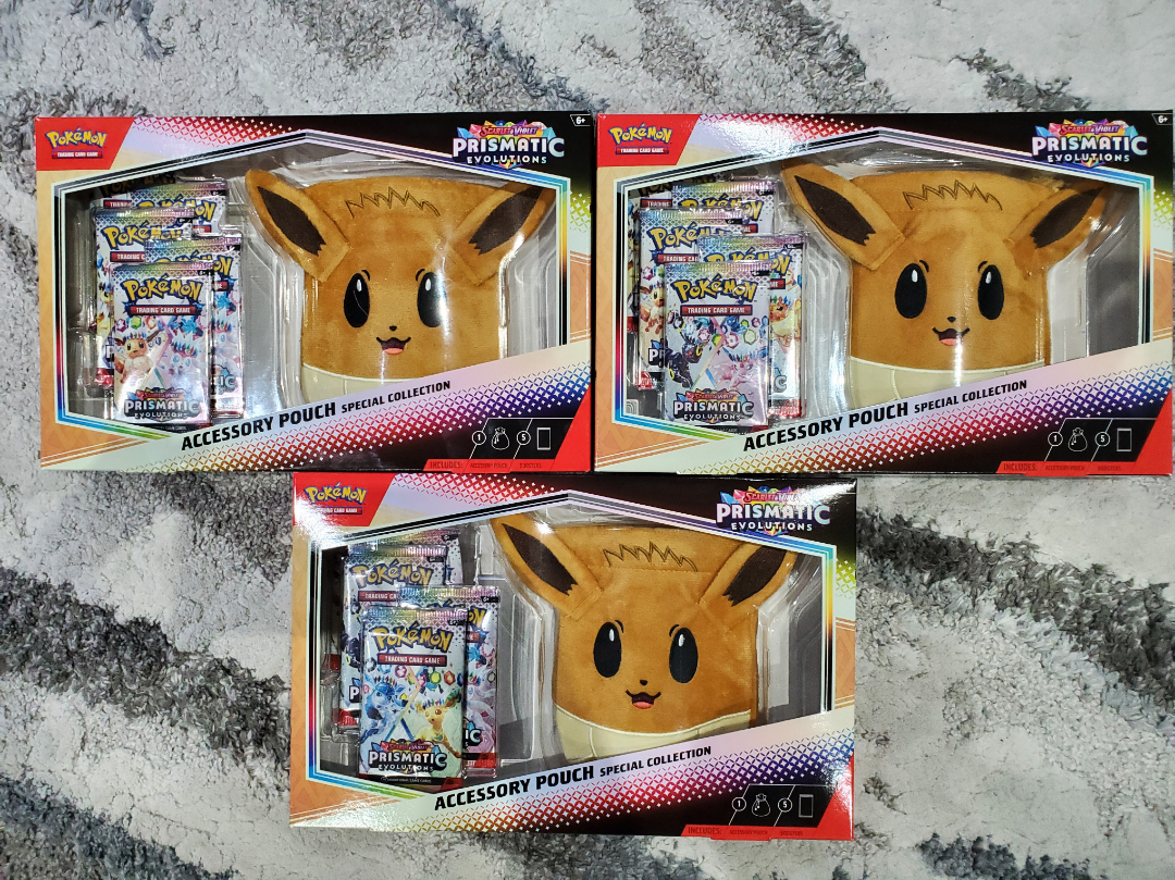 Pokémon Prismatic Evolutions Accessory Pouch Special Collection