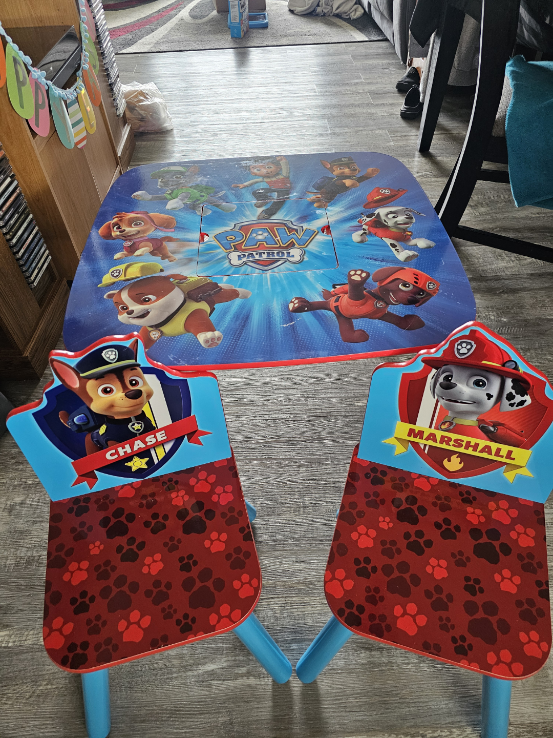 Paw Patrol Kids Table and Chairs Set