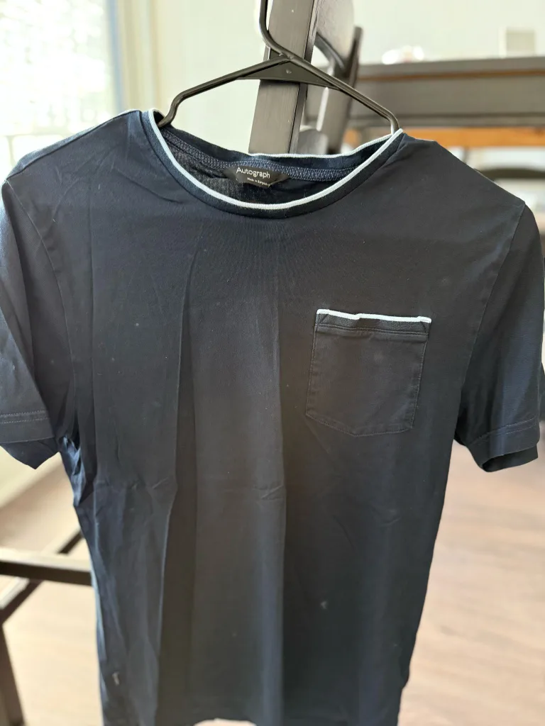 Men's Autograph T-Shirts (Blue and Navy) image indicator(2)