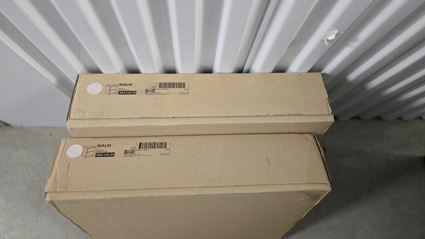 2 x  IKEA MALM 2-Drawer Nightstands in White - photo 4