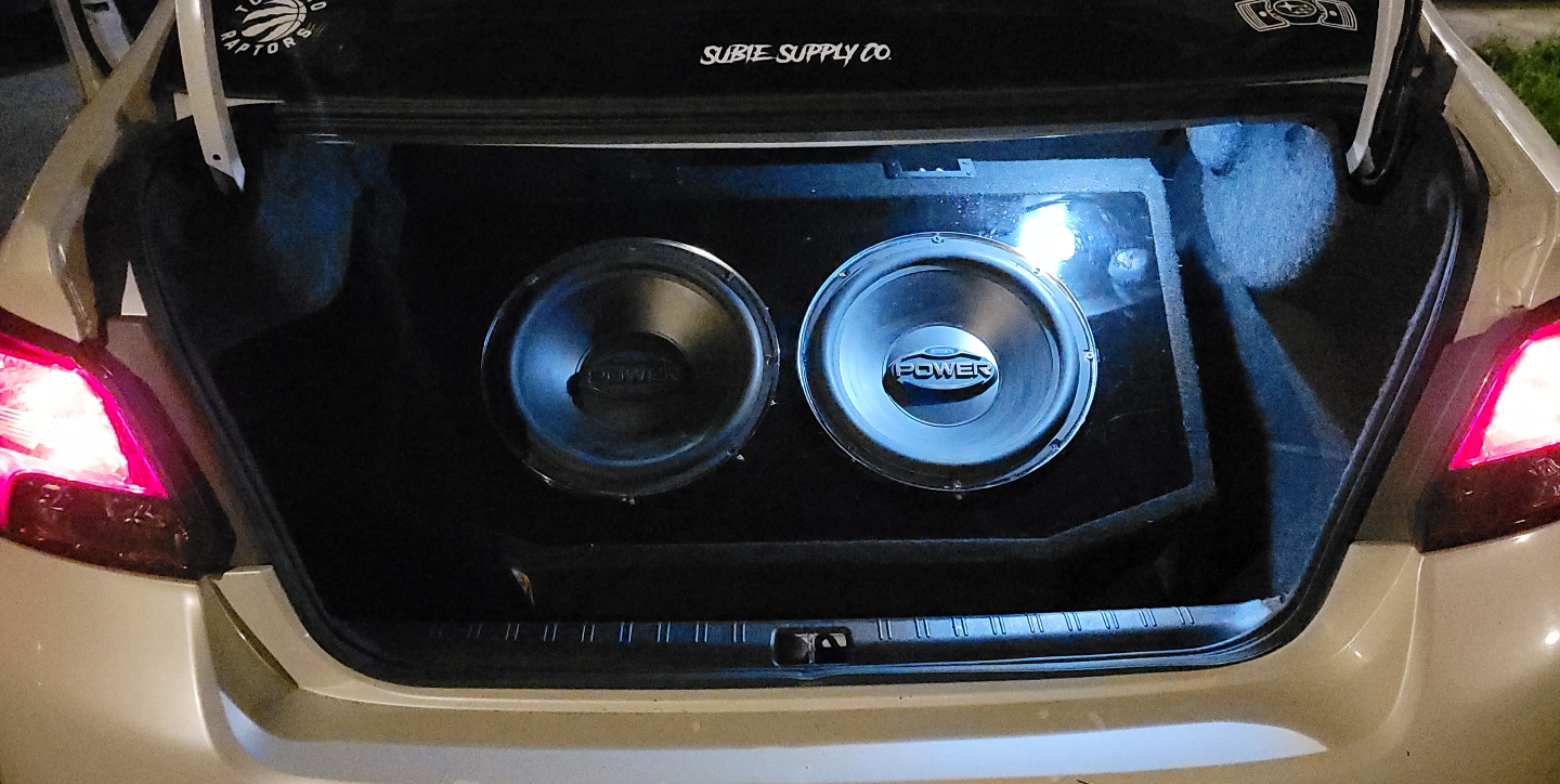 dual 12inch subs in box - photo 2