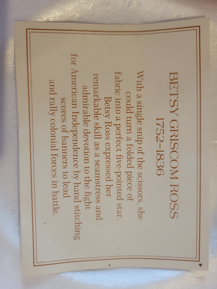 Betsy Ross Decor plate for sale - photo 5