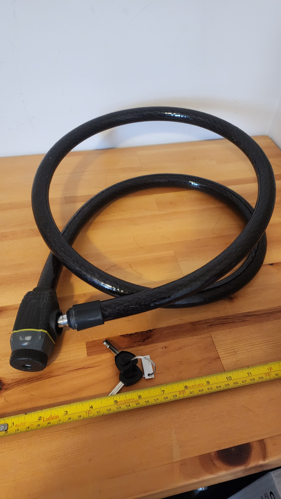 heavy duty motorcycle cable lock