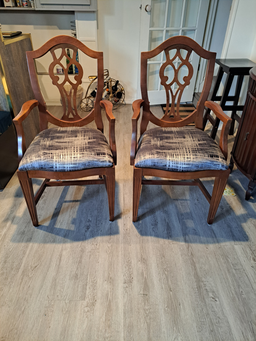 Pair of Antique-Style Dining Chairs