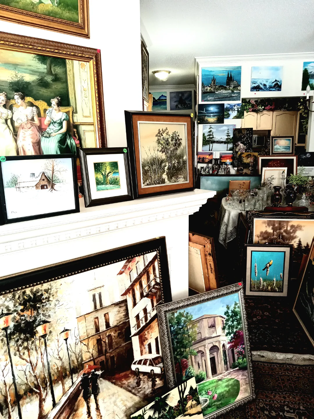 95 vintage and antique oil paintings on sale at $20 and up. image indicator(4)