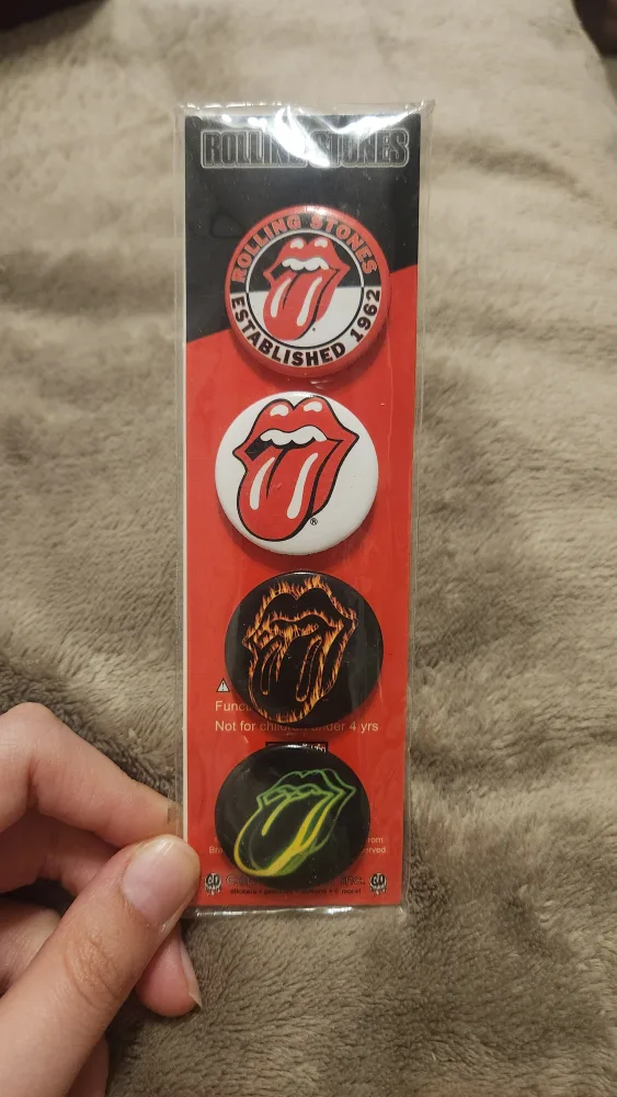 Rolling Stones Button Pin Set thumbnail