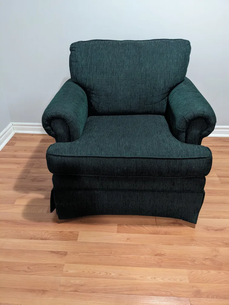 Dark Green Armchair thumbnail