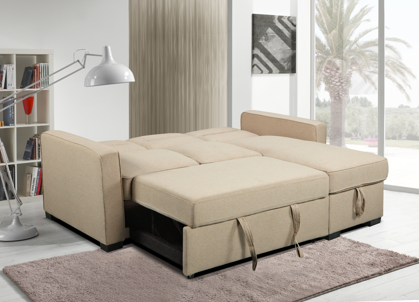 Beige Sectional Sofa with storage – Brand New & On Sale - photo 3
