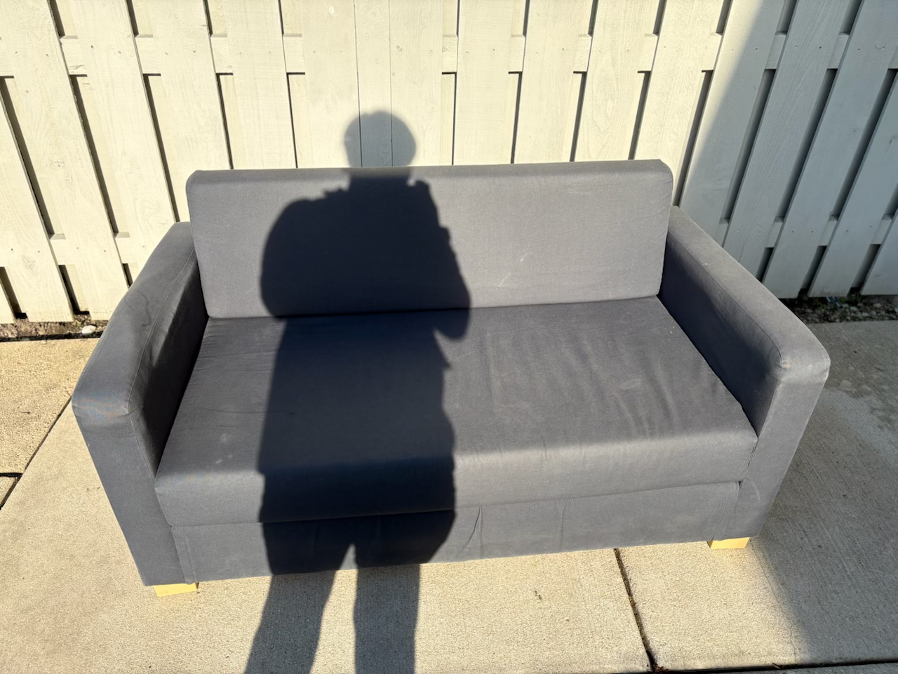 Dark Gray Futon Sofa Bed