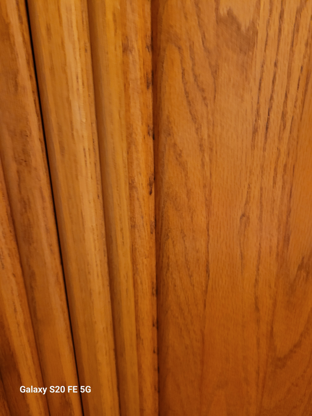 Pair of Oak Wood Storage Cabinets with Drawers - photo 4
