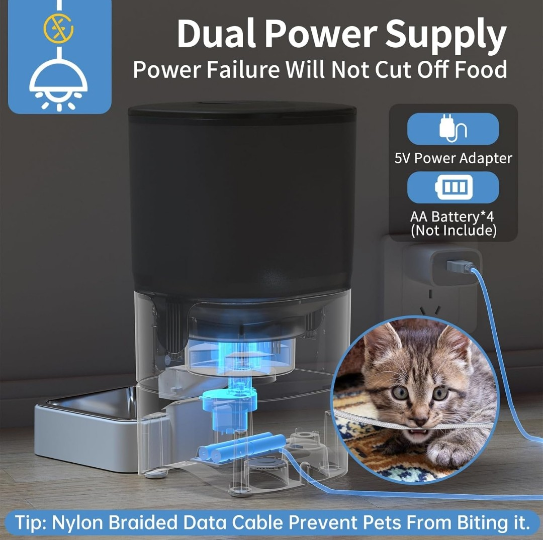 PAPIFEED 6L Smart Automatic Pet Feeder with App Control - photo 4