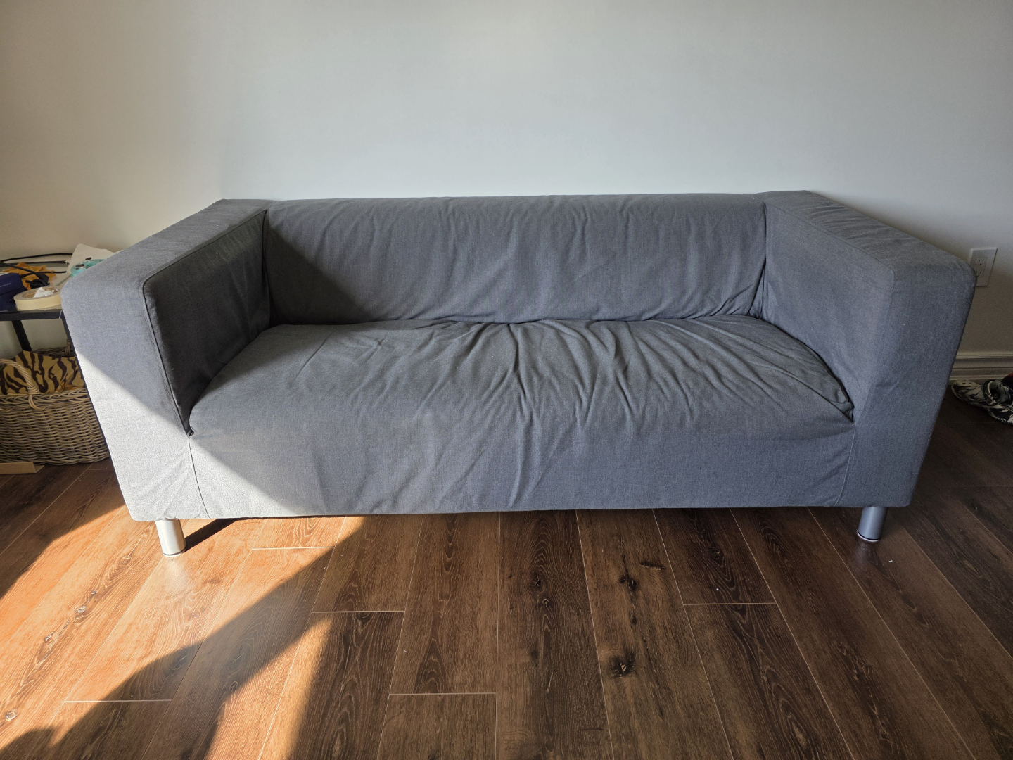 IKEA Two-Seater Sofa - Dark Grey