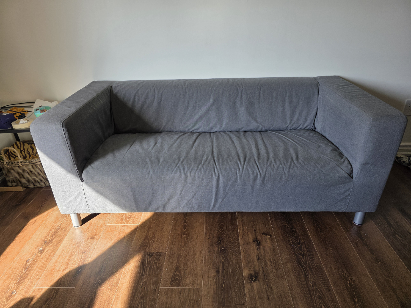 IKEA Two-Seater Sofa - Dark Grey - photo 3