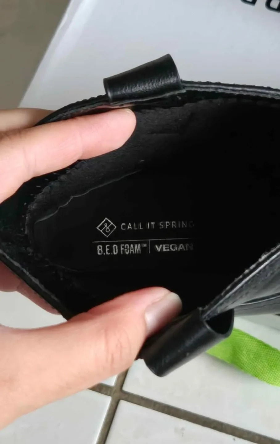 Call It Spring Black Vegan Leather Cowboy Boots image indicator(3)