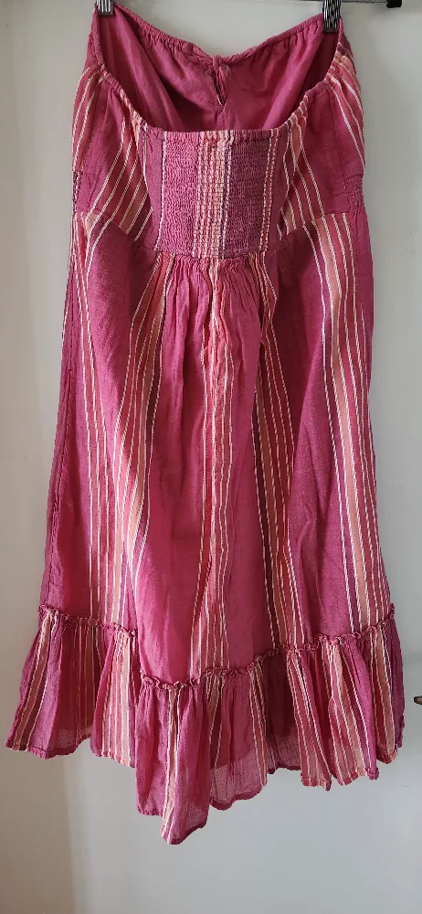 Pink and White Striped Tube Dress image indicator(9)