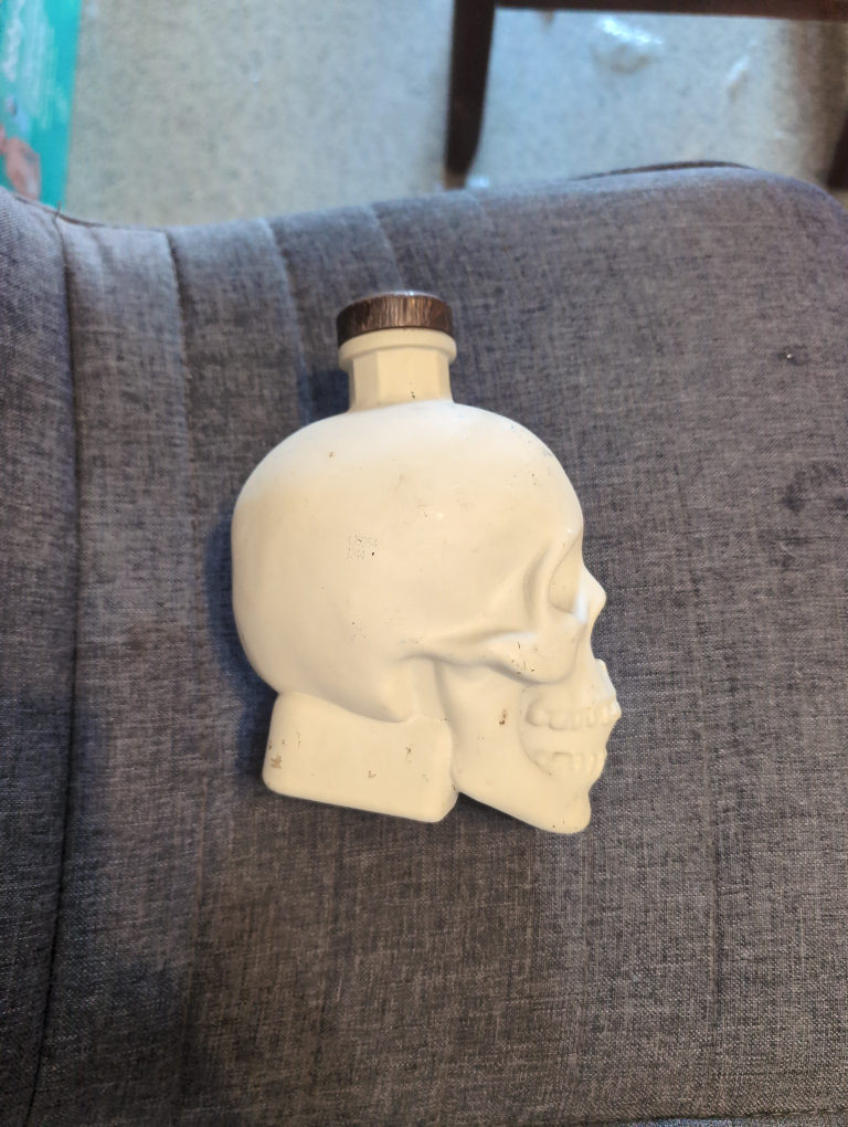 Collectible Skull Shaped Liquor Bottle - photo 2
